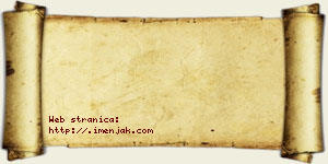 Nina Jokić vizit kartica